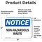 Signmission Non-Hazardous Waste OSHA Notice Sign, Vinyl Decal, 7in W x 5in L, 2PK OS-2PACK-NS-D-57-L-15077 - alternate 6